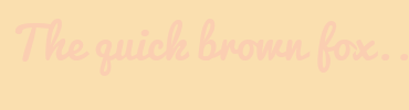 Image with Font Color FBCEB1 and Background Color FADFAF